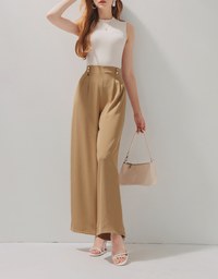 High Waisted Double- Flare Pants
