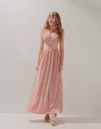 Classy Grecian Maxi Dress (With Sewn-In Paddings)