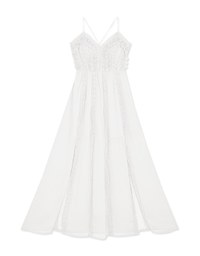 Exquisite Lace Flowy Maxi Dress (With Sewn-In Paddings)