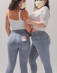 Plus Size- Breezy Cooling No Filter Denim Jeans Pants