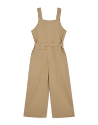 Button-Front Suspender Pants (With Belt)