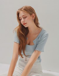 Refined Filter Hem Two-Piece Top