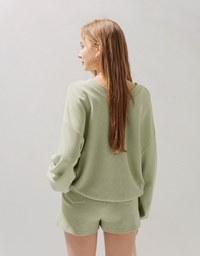 Soft Grunge Sweater & Short Set Wear