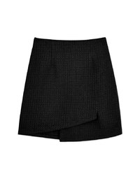 Casual Cooling Asymmetrical Woven A-Line Skirt