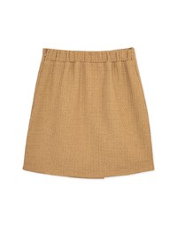 Casual Cooling Asymmetrical Woven A-Line Skirt
