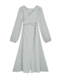 Vintage 2Way Lace Slit Midi Dress