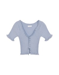 Basic Beyond Side-Button Knit Top