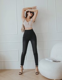 Petite Girl- No Filter Snatched Waist Shape-Up Slimming Skinny-Fit Denim Jeans Pants 3.0