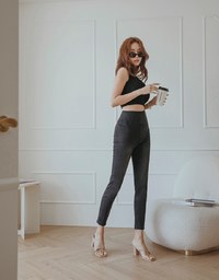 Regular Height- No Filter Snatched Waist Shape-Up Slimming Skinny-Fit Denim Pants 3.0