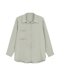 Basic Versatile Anti-Wrinkle Iron Free Blouse Shirt  (With Detachable Shoulder Pads)