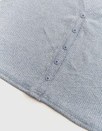 Minimalist Button-Down Striped Kint Top