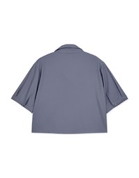 Smart Casual Pockets Crop Blouse Shirt