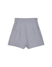 Minimal Classic Pleated High Waisted Shorts