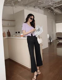 Smart Casual Suit Straight Pants