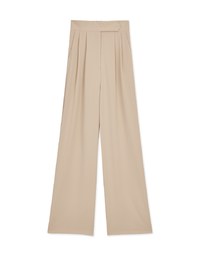 Edgy Smart High Waisted Side Button Pleated Pants