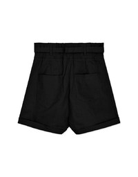Iconic High Waisted Turn-Up Shorts (With Belt)