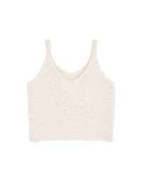Elevated Detailing Plush Knit Cami Top