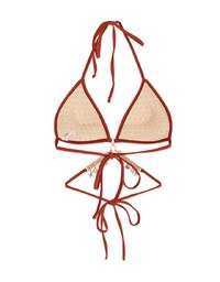 【PUSH UP】Ocean Goddess Jewelry Bikini Top With Detatchable Accessories Bra Padded