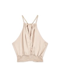 Rugged Gold Chain Cami Top
