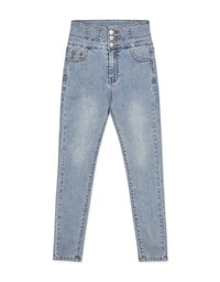 Regular Height- Breezy Cooling No Filter Shape-Up Slimming Skinny-Fit Denim Jeans Pants