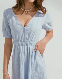 Boho-Chic Pattern Cinched Waist Mini Dress