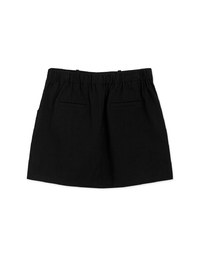 Edgy Chic High-Waisted Button-down Mini Skirt
