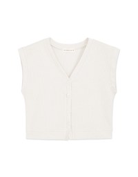 Beyond Basic 2WAY Buttoned Vest Top