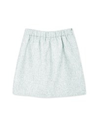 Edgy Chic Slit Weave Mini Skirt