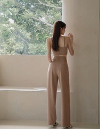 【Vacanza 】Double- Pleated Suit Pants