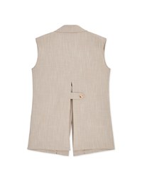 Smart Casual Back Slit Suit Vest (With Shoulder Pads)