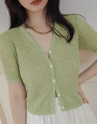 Casual Chic Button Down Knit Knit Top