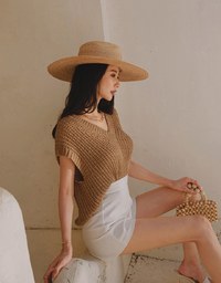 Casual Chic Textured Crochet Vest