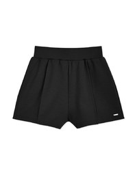 Pleated High Waist Slim Sports Shorts