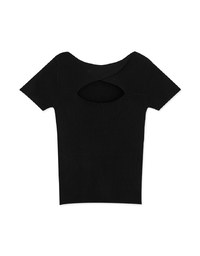 【Mi's Pick】Refined Hollow Crossover 2WAY Knit Top
