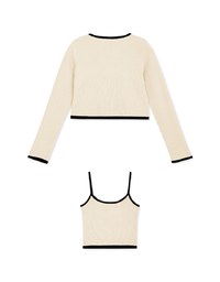 Refined Two Piece Knitted Top