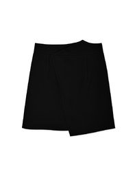 Bias Cut High Waisted Asymmetric Skirt