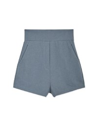 Stark Minimalism High Waist Shorts