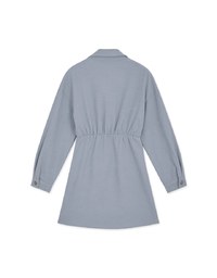 Pleated Button Blouse Shirt  Mii Dress