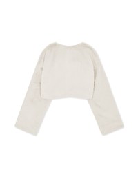 [I'M Meme] Cashmere Loose Short Cardigan Blazer Jacket