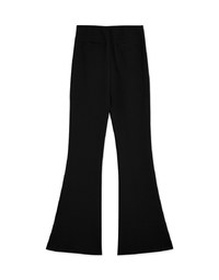 Tailorable Elastic High-Rise Flared Pants