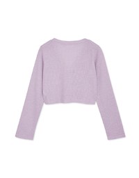 Pastel Color Correction Knit Cardigan Top