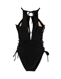 Sexy Hollow Side Strap One-Piece Swimsuit (Extended)