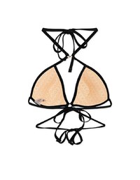 【PUSH IN 】2Way Deep V Criss Cross Straps Bikini Bra Padded