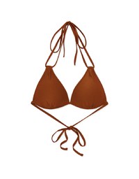 【DOUBLE PUSH】Extreme Push Up Bikini Top 3 Way Dual Strap Satin Glow Fabric Bra Padded