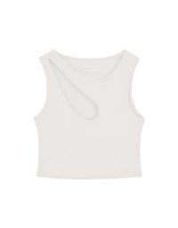 Hollow Knit Vest (With Padding)