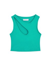 Hollow Knit Vest (With Padding)