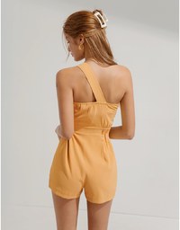 One-Shoulder Ring Jumpsuit (With Padding)