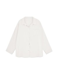 Plain Chiffon Lapel Blouse Shirt