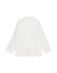 Plain Chiffon Lapel Blouse Shirt