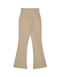 High Waisted Slit Flare Pants